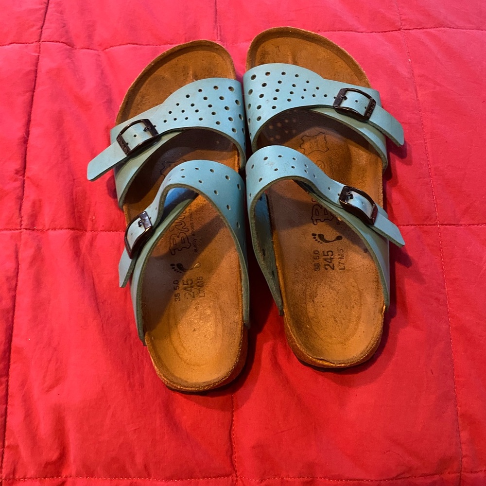 Birki’s by Birkenstock Bright Blue slide